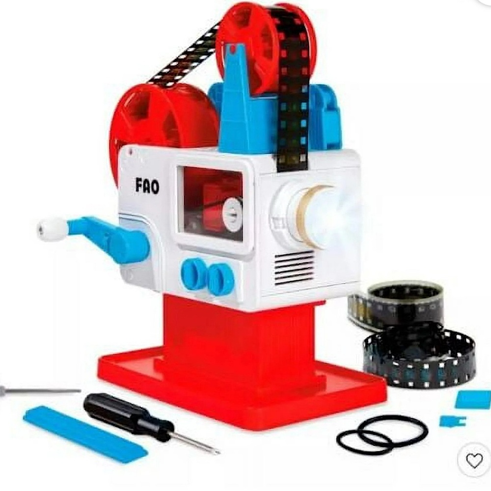 NWT FAO Schwarz DIY Cinema Retro Film Projector